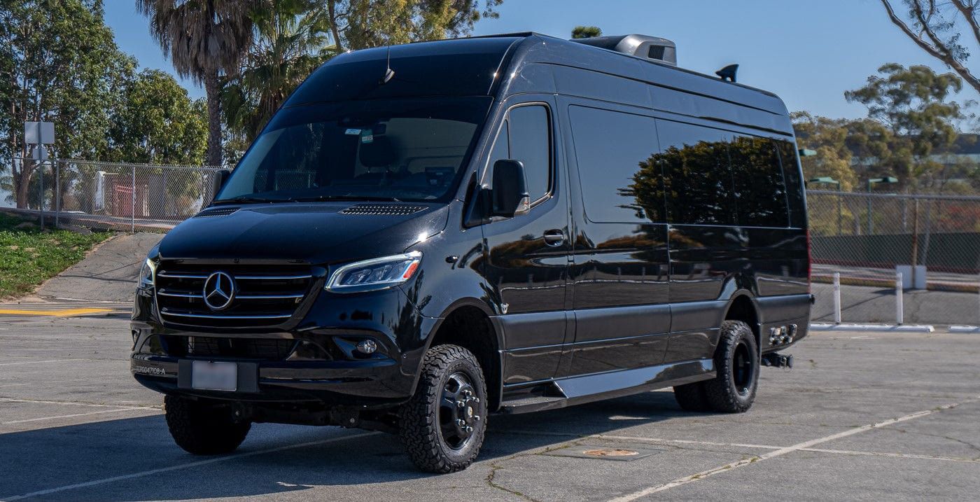 Tranportation Van Front View